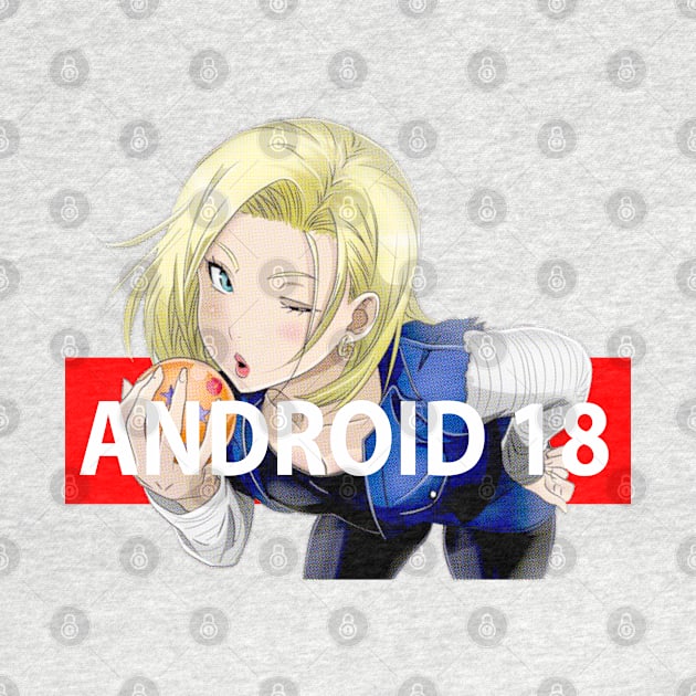 ANDROID 18 - BEST by artdrawingshop